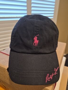 Polo Pink Pony Twill Womens Baseball Cap
